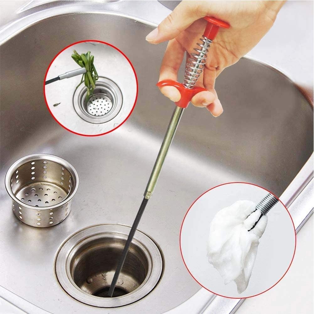 Flexible Drain Clog Remover Tool
