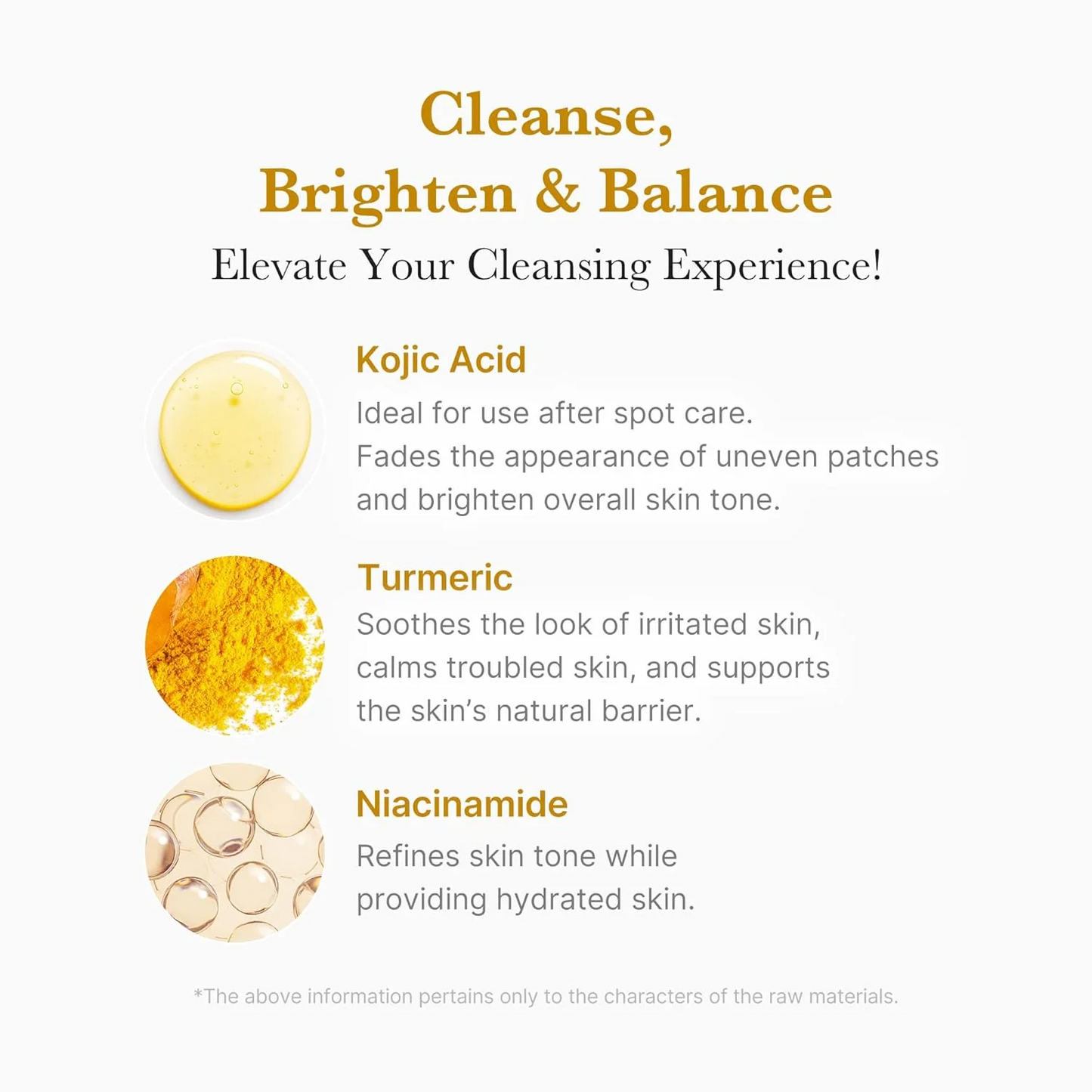 Medicube Kojic Acid Turmeric Toning Cleanser – Brightening Face Wash