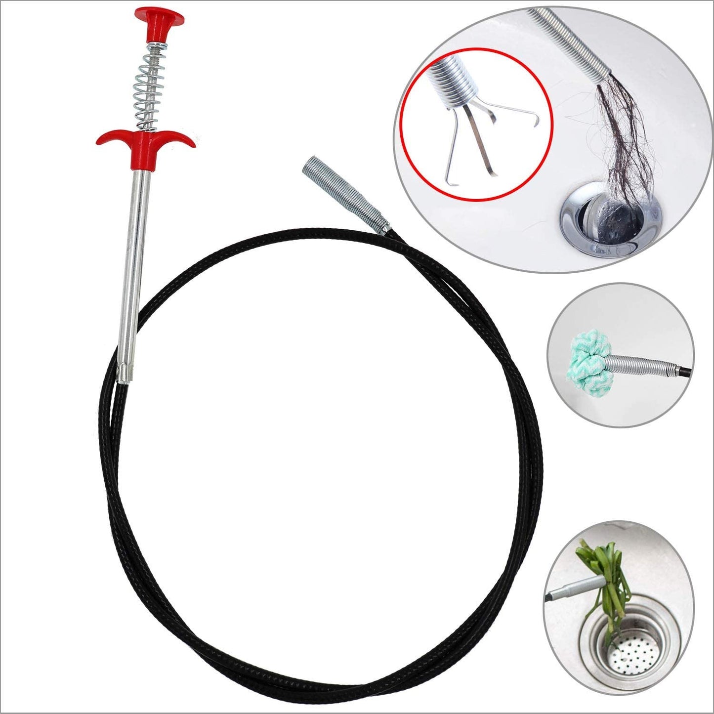 Flexible Drain Clog Remover Tool